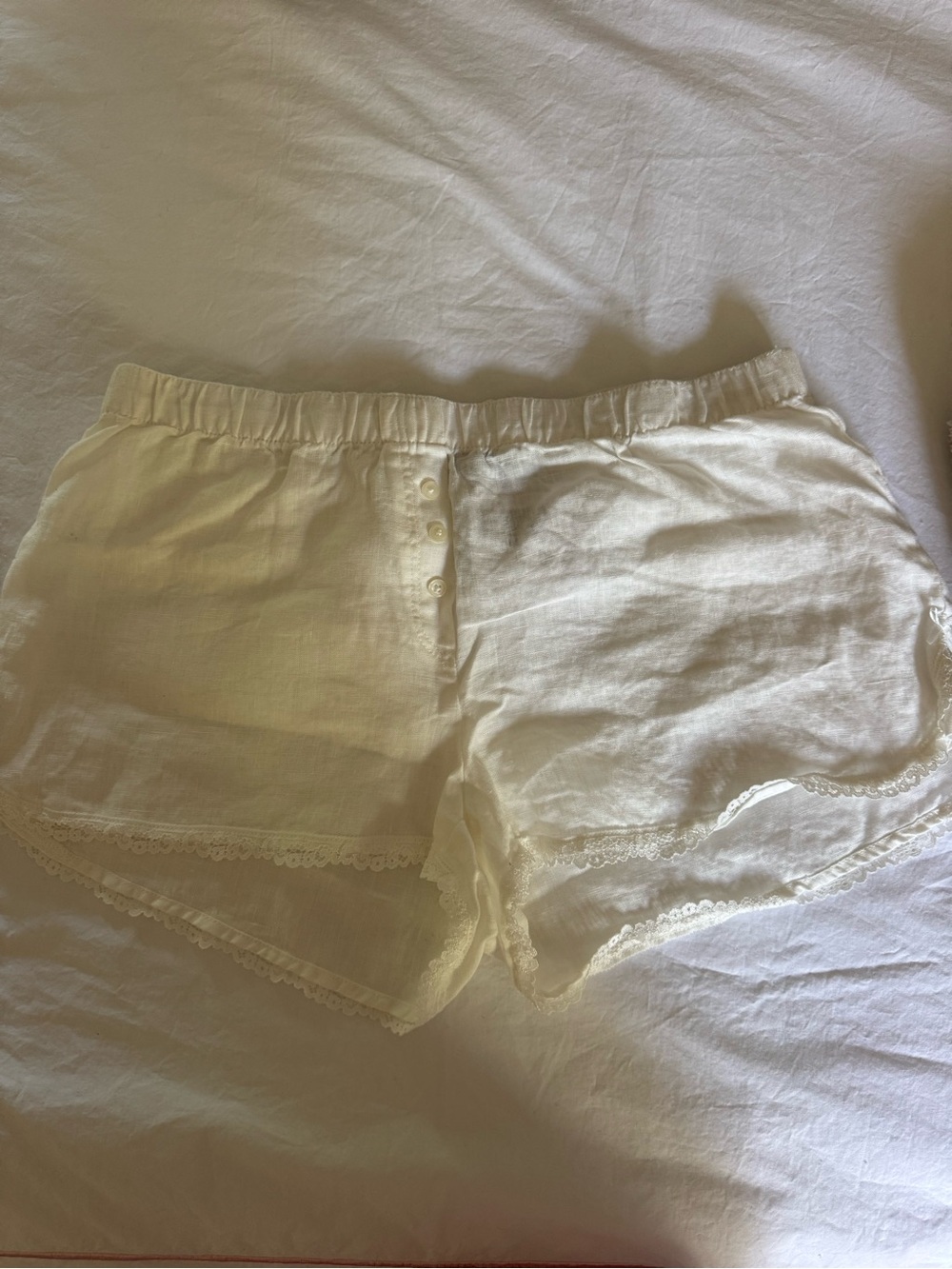 NWT White Brandy Melville Shorts One Size